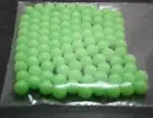 Fishing Beads X100, 8mm, Round, Plastic, Glow, Lumo Luminous, DIY trace,