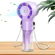 Misting Fan,Rechargeable Portable Fan | 1200mAh Portable Air Cooler, Reusable Handheld Ventilator for Home, Studio, School