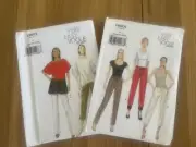 Vogue pants sewing patterns V8913 and V8909