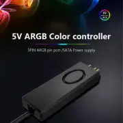 5V ARGB Controller Serial ATA 3Pin Power Supply Desktop ARGB Remote Control