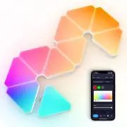 LIXINCORDA Smart RGBIC LED Triangle Light Panels Music Sync APP/Remote/Voice Control With Alexa & Google Wall Art & Room