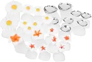 FOMIYES Silicone Ingrown Toe Nail Tools Pedicure Toe Separators 24pcs Toe Dividers for Manicure Accessories