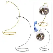 10Pcs Metal Ornament Hanging Hook Holder Versatile Glass Globe Hanging Rack