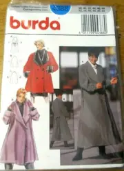 BURDA SEWING PATTERN 4388 LADIES COAT SIZES 12-22