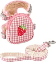 Pet Backpack Harness with Leash for Cat Small Dog Self Mini Carrier Back Pack,,