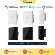 SONOFF T2 T3 TX Series WiFi RF Wall Switches UK EU US 1/2/3gang Smart Switch Tim