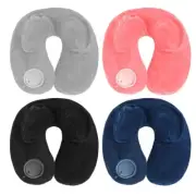 Inflatable Aircraft Pillow, Neck Pillow Head and Neck Support Pillow in Flight