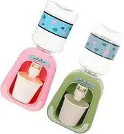 HONITANO 2pcs Kids Mini Water Dispenser Toys Baby Water Dollhouse Kitchen Accessories Drink Dispenser Set Imaginative Play for Boys