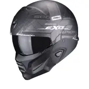 Exo-Combat II Xenon Matt Black-White