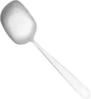 BIUDECO Thickened Stainless Steel Spoon Serving Spoon Banquet Utensil Buffet for Hotels Restaurants Households