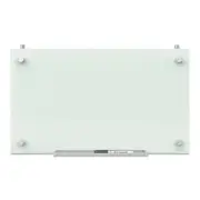 Quartet PDEC1830 30 x 18 Magnetic Glass Dry Erase Cubicle Board WHT Surface New