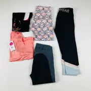 Rockwear Bundle Tops & Leggings Women's size 10 Multi Printed Stretch Activewear