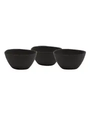 [salt&pepper] Arcata Bowl 12x6cm Set of 3 in Black