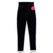 NEW Spanx Velvet No Pocket Leggings Black Women’s Size Large