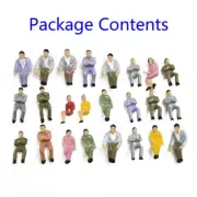 Add Life to Your Model Train Scenes with Seated Model People Figures Set of 50