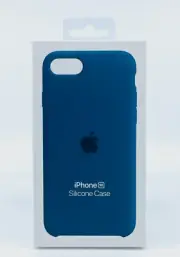 OEM Apple Silicone Case for iPhone 7/8/SE 2nd & 3rd Gen - Abyss Blue