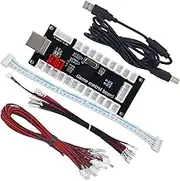 SJ@JX Arcade Game USB Encoder Zero Delay Arcade Button Joystick Controller for Retropie Raspberry MAME (SANWA)