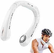 Neck Fans Portable Rechargeable | Rechargeable Bladeless Personal Neckband Fan - Airflow Cooling Fans With 3 Wind Speeds For Women, Home Office Outdoor Sports
