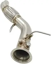 Xuanqingyi Store Stainless Steel 3" Downpipe2006-2010 Compatible with BWM X5 E70 3.0D M57N2