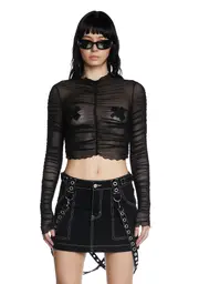 [Current Mood] The Mosh Pit Mesh Crop Top