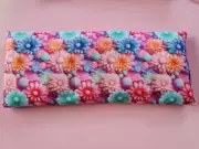 Flower print wheat heat pack