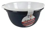 Plastic Kitchen Strainer Set 6 Quart Bowl & 5 Qt. Colander - Dishwasher Safe USA