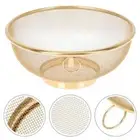 Rice Washing Mesh Colander Frying Basket Fruit Sink Colander Cooking Tools