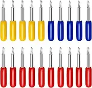 20 PCS 3rd Party Accessory Blades for Cricut - Replacement for Explore Air 2, 10P 45° for Expression, 5P 30°, 5P 60° Cutting (20 Pack)