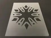 Snow Flake #10 Stencil 10mm or 7mm Thick, Christmas, Santa, Snow Flake, Holiday