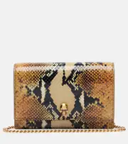 [McQueen] McQueen Skull Small leather crossbody bag One Size multicoloured