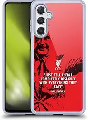 Head Case Designs Officially Licensed Liverpool Football Club Disagree Red Bill Shankly Quotes Gel Case [Military Grade Protection] Compatible with Samsung Galaxy M54 5G