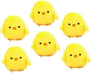 [BESPORTBLE] 6Pcs Chicken Coin Bag Cute Yellow Chick Change Storage Pouches for Easter Decoration Lightweight and Durable Material for Parties and