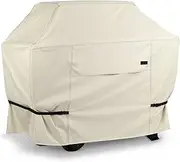 [NettyPro] Gas BBQ Grill Cover 52 Inch Waterproof 600D Heavy Duty Outdoor Barbecue Cover for Weber, Char-Broil, Brinkmann, Nexgrill Grills and More, Light Tan