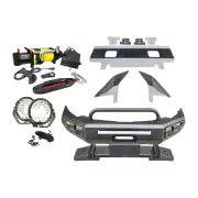 Safari Shield U Loop Bumper Bullbar Lights Winch for Mitsubishi Triton MQ 15-18