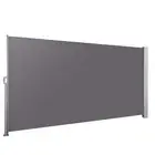 NNEDSZ Side Awning Sun Shade Outdoor Blinds Retractable Screen 1.4X3M GR