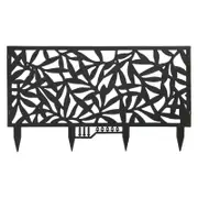 Matrix 400 x 900mm Charcoal Foliage Garden Edging