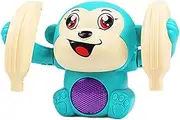 Early Education Rolling Monkey Toys with Light and Music, Rolling Forward and Backward, Electric Toys - for Young Boys and Girls