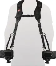 Camera Strap Double Shoulder Camera Strap Harness Quick Release Adjustable Dual