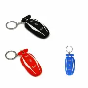 Tesla Model 3 Silicone Key Ring Fob Case Pocket, For Remote Start, Many Colors,