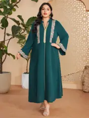 Women Muslim Maxi Dress Evening Kaftan Long Robes Turkey Caftan Dubai Ramadan