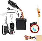 105125dB Motorcycle 2 Way Remote Alarm Horn Waterproof Security System with Engine Start Ultra Long Distance 300 Meters 5 Meters Automatic Lock and Unlock Function Dual Black Lock