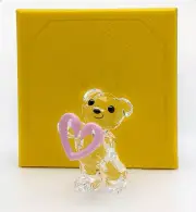 New Swarovski 30th Anniversary Crystal Una Pink Kris Bear Figurine 5665436