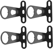 4Pcs Steel Bike Light Bracket Durable Fork Mount Holder for Front Lamp Stable and Safe Bicycle Light Mounting for Cycling Enthusiasts