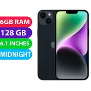 Apple iPhone 14 (128GB, Midnight) - As New