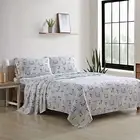 Eddie Bauer - Full Sheet Set, Warm Breathable Cotton Flannel Bedding with Dee...