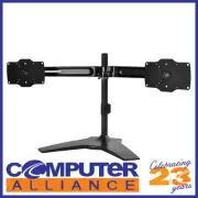 SilverStone ARM23BS-L Horizontal dual LCD monitor desk stand support up to 32" L