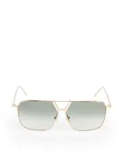 Gold & Sage Square Sunglasses