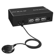 4K DP HDMI KVM Switch 2 Ports USB Dual Monitor 2x1 2 Computer Control Switcher