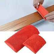 2pcs Wood Grain Effect Rubber Stamps for DIY Painting - Craft Home Decor Tools