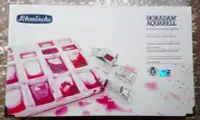 在飛比找Yahoo!奇摩拍賣優惠-德國貓頭鷹史明克大師級140色半塊 固體水彩顏料  豪華木盒